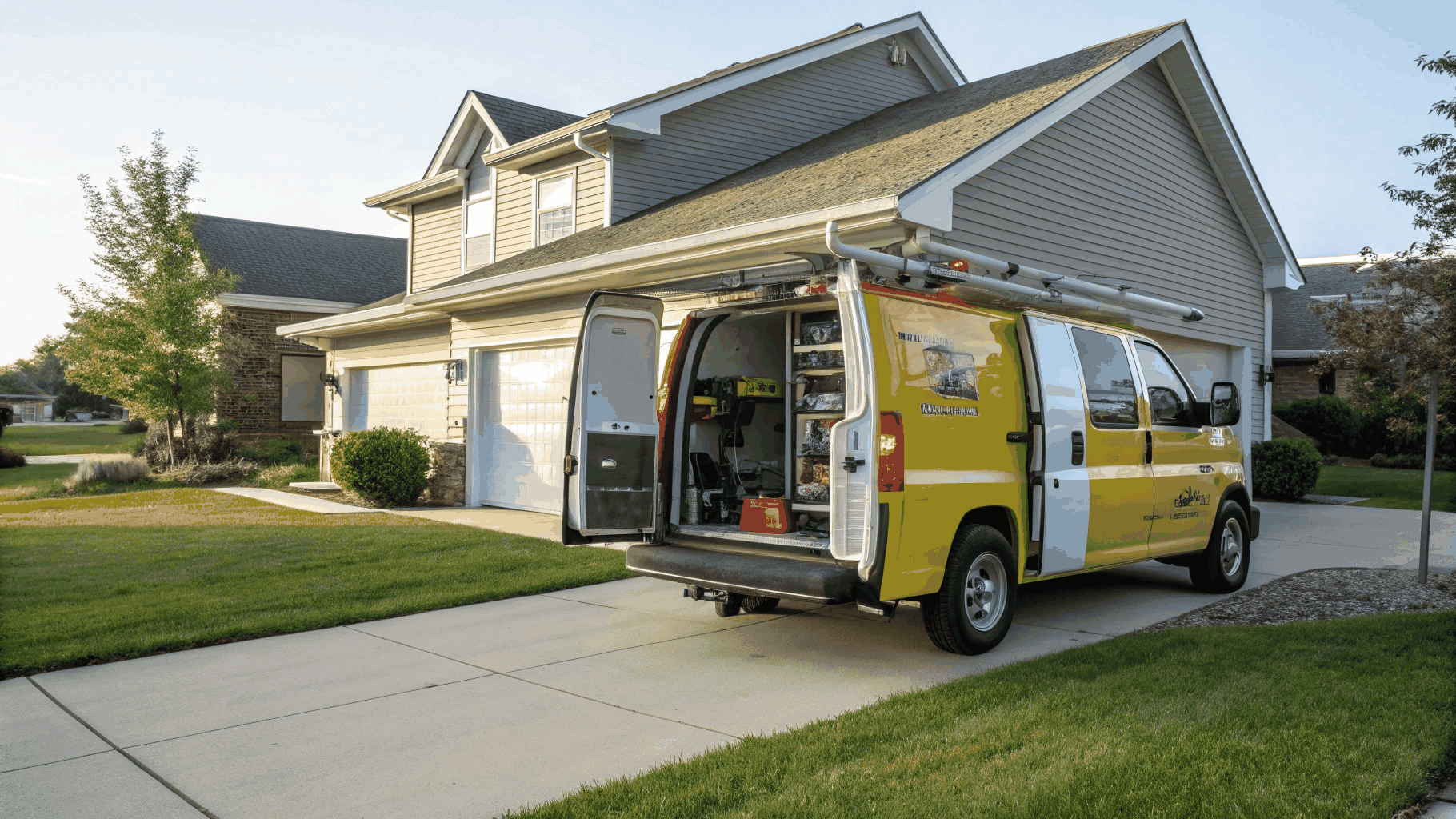 Fayetteville Plumbing Pros emergency service vehicle ready for dispatch